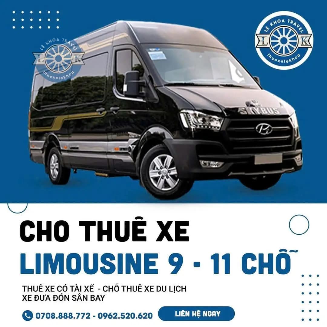 Thuê Xe Limousine 9 Chỗ & 12 Chỗ Từ Phan Thiết – Mũi Né Đi Vũng Tàu